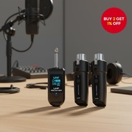 BOMGE UHF XLR Wireless Microphone System Transmitter and Receiver for Audio Mixer Guitar
