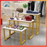 Three-tier ladder storage rack Store Display Rack Shoe Store Shoe Rack Rak Paparan Kedai