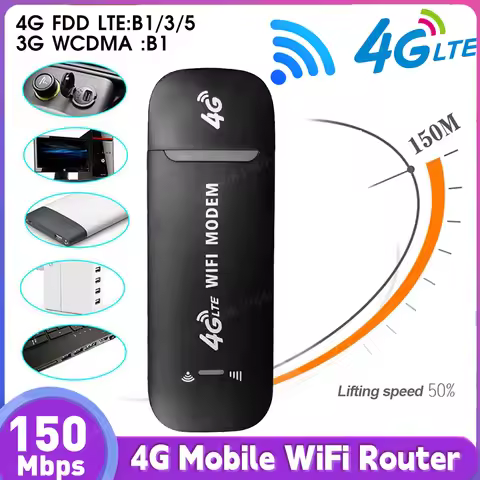 4G LTE Dongle USB LTE Router 150Mbps WiFi Modem 4G WIFI Sim Card Router Network Card Adapter Home Tr
