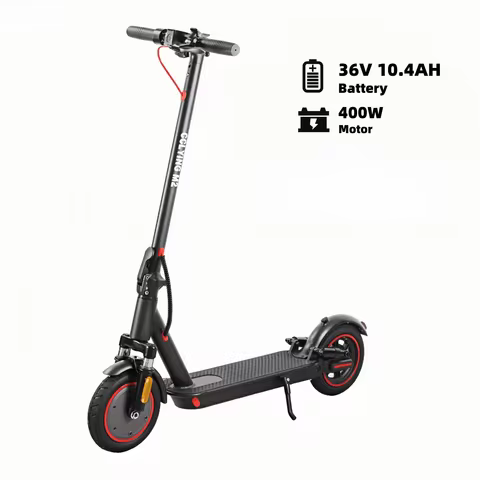 Adult Electric Scooter, 36V 10.4AH Battery, 400W Motor, 8.5-inch Puncture-resistant Tires, Top Speed