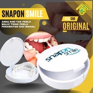 Snap On Smile Gigi Palsu Instan 1 Set Atas Bawah Gigi Palsu Silikon