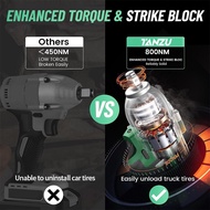 Driver Drill Electric Impact Wrench 330/600/800nm High Torque Brushless Cordless 3 in 1 Impact Wrenc