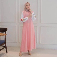READY STOCK Marisa Baju Muslimah Fashion Long Dress Maxi Jubah Kurung Raya Casual Basic Simple Elegant