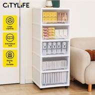 Citylife 135L 5Tier Storage Drawer Cabinet Movable Drawer Cabinet WITHOUT Wheels Space Saving