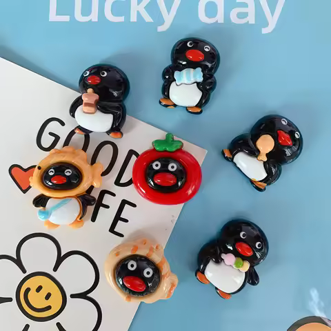 7pcs Penguin Shape Adorable Penguin Shaped Magnets Suitable for Fridge Cute Penguin Refrigerator Mag