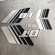 Yamaha Dt100 nos striping sticker set