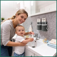 Travel Dispenser Bottle 4 in 1 Portable Suction Wall Mount 4 in 1 Travel Dispenser Bottle for Condit