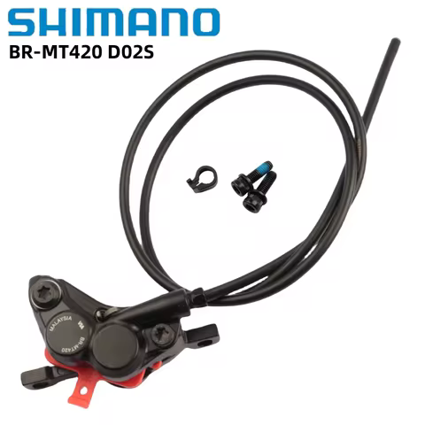 Shimano MT420 Brake Hydraulic Disc Brake With D02S Resin Brake Pads 4 Pistons 850mm 1650mm Only One 