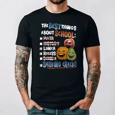 Annoying Tee Shirt The Best Things About School Funny Graphic Tshirt for Men Women Kids Cool Trendy 