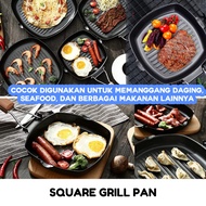 Grill Pan Square Grill Pan/Folding Pan Square Grill Cooking Pan/Korean BBQ Grill/Square Grill Pan 20