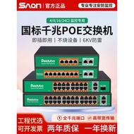 Monitoring Dedicated POE Switch Full Gigabit 4-Port 6-Port 8-Port 10-Port 16-Port 18-Port 10-Mega Ne