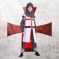 Children Crusader Historical Theme Medieval Cultural Theme Japanese Castle Adventure Halloween Costu