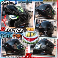 *ของแถม3อย่าง* หมวกกันน็อค RAIDEN รุ่น DEFENCE FX รุ่นใหม่ 2025 ยกคาง มีแว่น2ชั้น ชิลด์หน้าเปิด-ปิดง