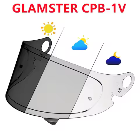 GLAMSTER Photochromic Visor for SHOEI GLAMSTER Helmet Face Shield Viseira Capacete Sunscreen Anti-Sc