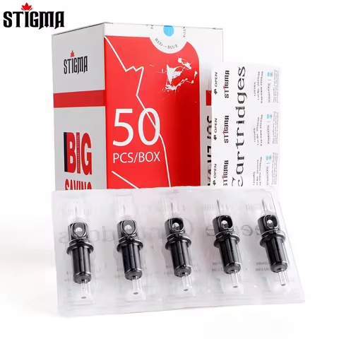 STIGMA 20/50PCS Tattoo Cartridge Needles Round Liner 1RL 3RL 5RL 7RL 9RL Disposable For Tattoo Machi