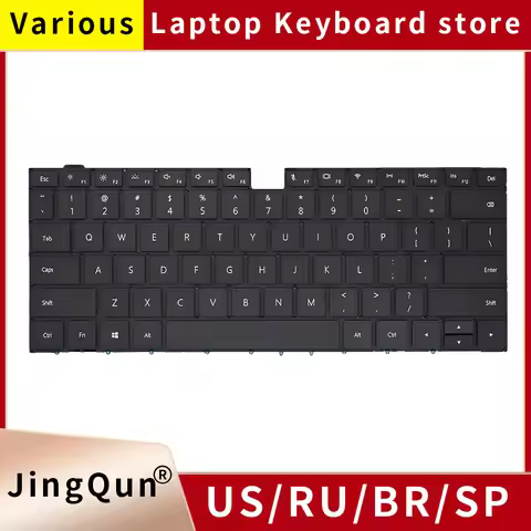 Original US RU Keyboard Backlight For HUAWEI MateBook X Pro MACHR MACH-W19L W19B W29L W09 MACHC-WAH9
