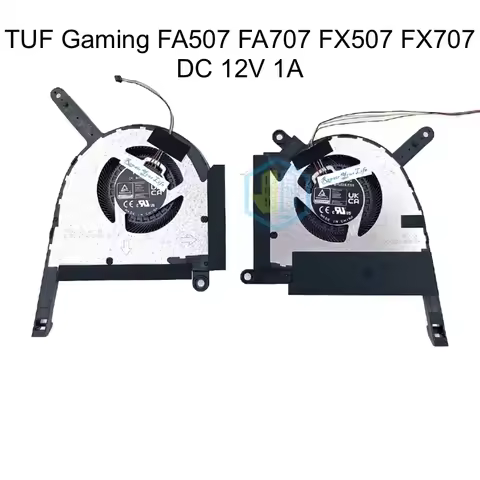 CPU GPU Cooling Fan for ASUS TUF Gaming FA507 FA707 FX507 FX707 TUF507 TUF707 Laptop Fan 13NR09J0T01
