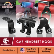 1PC Proton Luminous Headrest Hook Back Seat Multifunction Hanger Bag Handbag Grocery X90 X70 S70 Sag