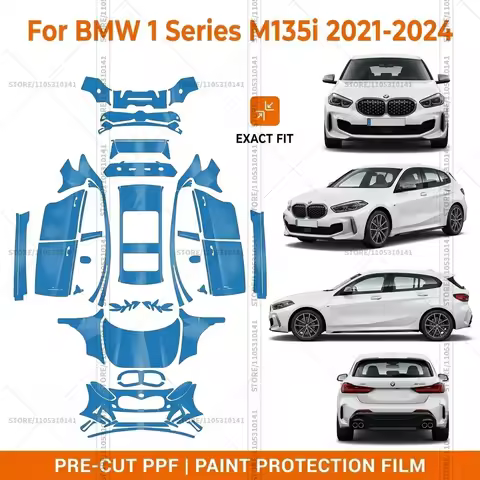 Pre-Cut Paint Protection Film PPF Transparent Bumper Protector Automotive Clear Bra Car Film For BMW