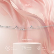 [Iris Jewellery] - GTNM575 Bracelet - 925 Sterling Silver Plated 18K White Gold