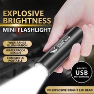 【Super Bright Keychain Light】Mini Portable Flashlight / Torch / Keychain Light / Emergency Light / P