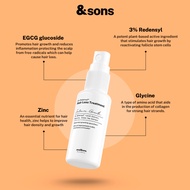 [Buy 2 Get 1 Free] andSons 3x 3% Redensyl Hair Growth & Hair Loss Serum for Men (3x60ml)