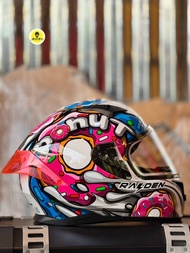 หมวกกันน็อค RAIDEN รุ่น EXON ลาย DONUT