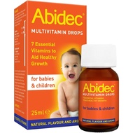 Abidec Kid Baby Multivitamin Drops – Aids Healthy Growth Contains Vitamin D, C and A – Suitable from