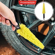 SMS Car Wheel Rim Scrubber Cleaner Brush Microfiber Premium Wheels Wash Brush Non-Slip soft Handle C