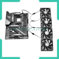 [Genuine - Express] ID-Cooling Splitter FS-04 PWM 3Pin-4Pin Fan Power Splitter