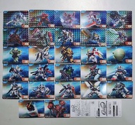 10張閃P 17張N 2張扭卡版底面卡 27種 每張全新另入卡套  Carddass  SD Gundam G Generation ETERNAL G GEN 萬變卡  高達收藏咭 SD高達 G世代