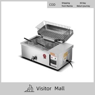 25L 220V Commercial Small Electric Deep Fryer French Fries Oven Multifunction Frying Machine