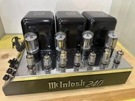 MCINTOSH  MC240 （第一版）真空管 後級 擴大機 40w