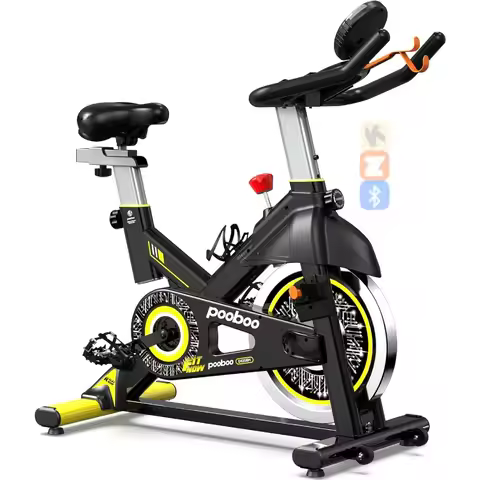 Indoor Cycling Bike for Home Cardio Fitness Stationary Bike with Adjustable Magnetic Brake Pad Resis