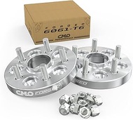 Customadeonly 2 Pieces 1" 25mm Hub Centric Wheel Spacers Bolt Pattern 5x5.5 to 5x5.5 Thread Pitch 12