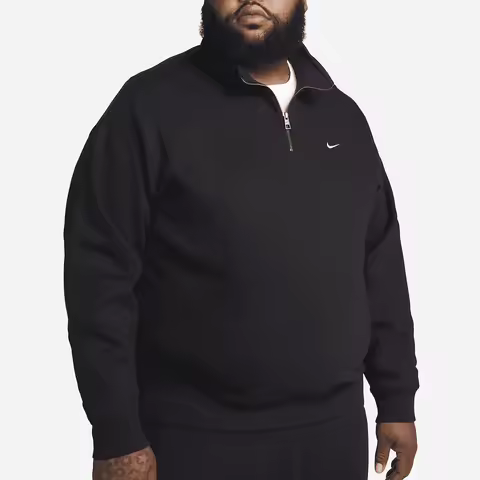 Nike genuine Solo Swoosh men's plush loose casual sweatshirt DQ5209-010