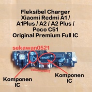 Flexible Charger Connector Xiaomi Redmi A1 Charger / A1+ / A2 / A2+ / poco C5 C51 Original Flexible 