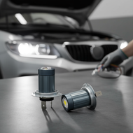 T5 Lens H7 H11 H8 H9 9005 HB3 9006 HB4 CSP LED Headlight Bulb 3000K 6000K 8000K White 12V Auto  T5 L