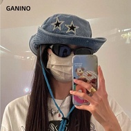 GANINO Grunge Cowboy Hat, Soft Comfortable Grunge Cowgirl Hat, Fashion Lightweight Cute Breathable H