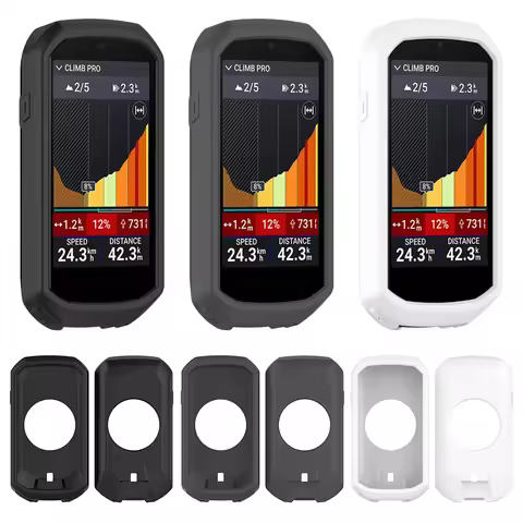 For Garmin Edge 1050 Silicone Protective Case Anti-Scratch GPS Code Table Protective Cover Soft Anti