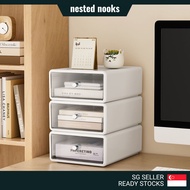 Stackable Desktop Drawer Storage Box Organizer Box A4 Drawer A5 Transparent Drawer Container Storage