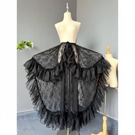 Era Women's skirt MF416 lace cover ruffle skirt 90cm long