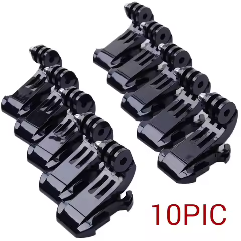 For Gopro 13 12 J Hook Buckle Clip Mount base for Go Pro Hero DJI OSMO Action Camera Insta360 X4 Ace