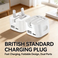 Power Adapter 2 In 1 Fast Charging Type C USB A + Fast Charger Tpye-C 35W USB