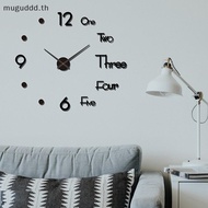 # gugugu # 3D Luminous Wall Clo Frameless Acrylic DIY Digital Clo Wall Stiers Mute Clo For Living Ro