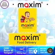 Maxim Portrait Online Food Stickers Flash Laminated Landscape/s Waterproof Sticker