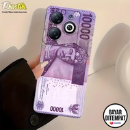 Case Infinix Smart 8 - Eksotik - Casing Infinix Smart 8 - Silikon - Motif - Aesthetic - Money - Cass