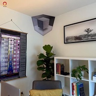 [pto] Optical Illusion Wall Art – 3D Corner Wall Decal – Impossible Corners Inspired Peel And Sti Re