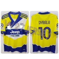 JERSEY YUPI 3RD 2021-2022 name player Dybala, Chiesa + Patch UCL