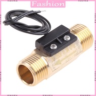 NAV Water Flow Switch with Stable Performance Liquid Water Flow Sensor Switch G1 2